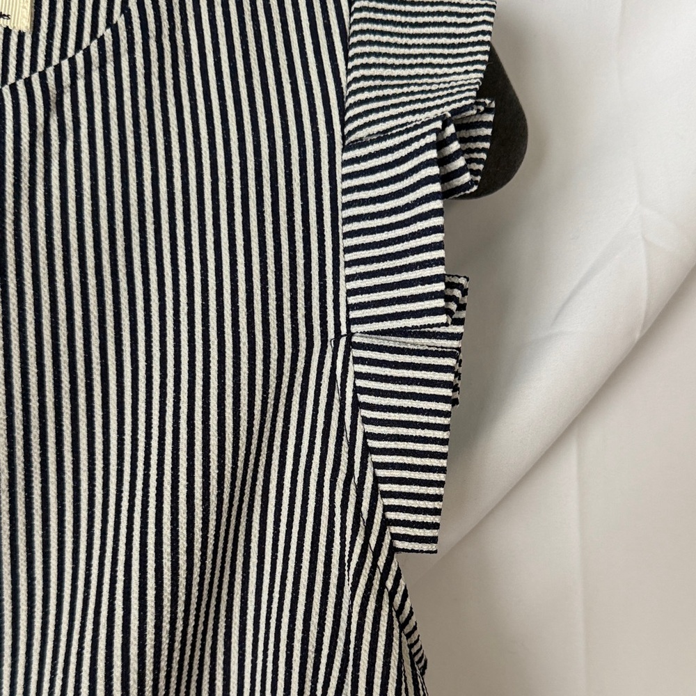 Universal Thread Striped Ruffle Sleeve Top - Picture 3 of 5